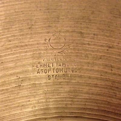 ISTANBUL ZILCILER "old K” RIDE 20” cymbal  1982 image 3
