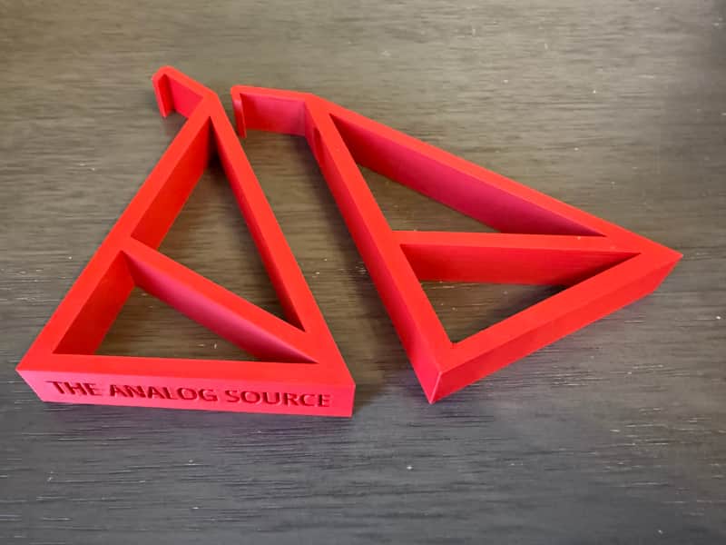 The Analog Source 40 degree Mount Stands (2) for Roland TR-8 2020-present - Red image 1