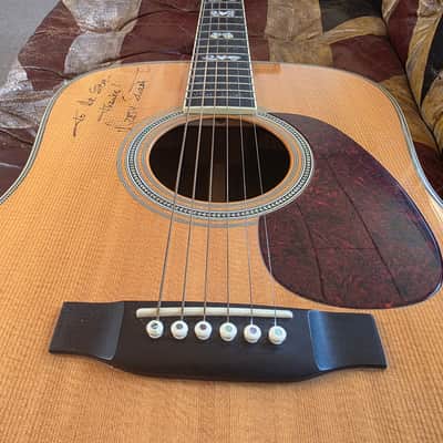 Martin HD-40MS Marty Stuart Signature Artist Owned Ex- JOHNNY CASH signed rare limited edition acoustic guitar D-45 D45 image 10