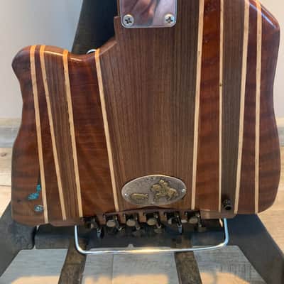 SKR electric 2025 - Headless Unique travel guitar V style GREAT player image 8