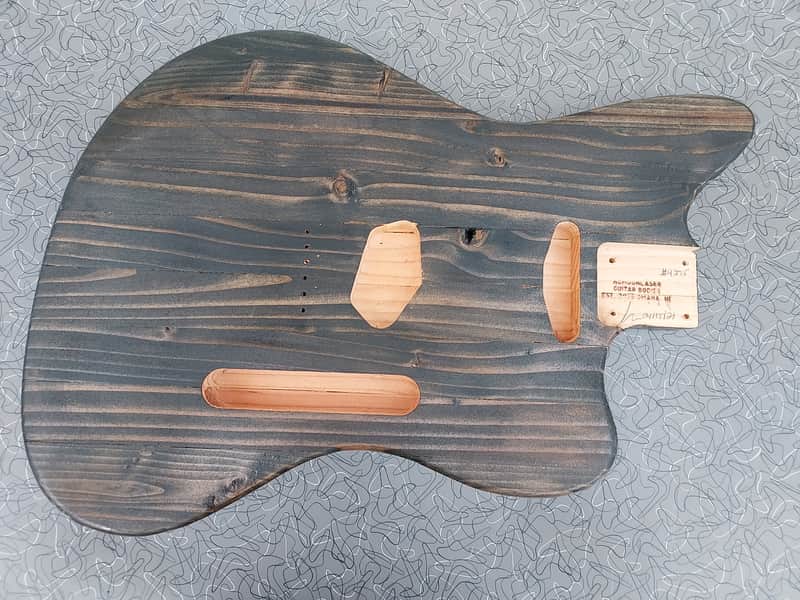 Guitar Body Telemaster Style Nitro Finish Barncaster Pinecaster Nomoonlaser image 1