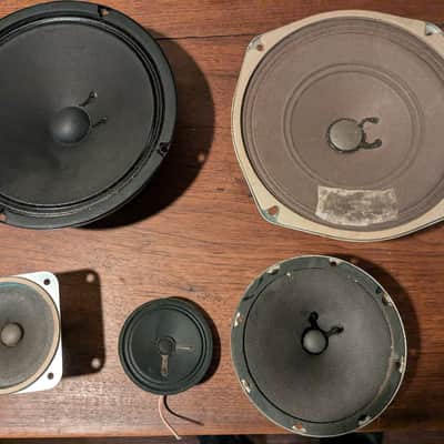 Vintage Mixed Fender, Gibson, Magnatone, Utah Guitar Amp Speaker Lot, 8", 5", 3" image 2