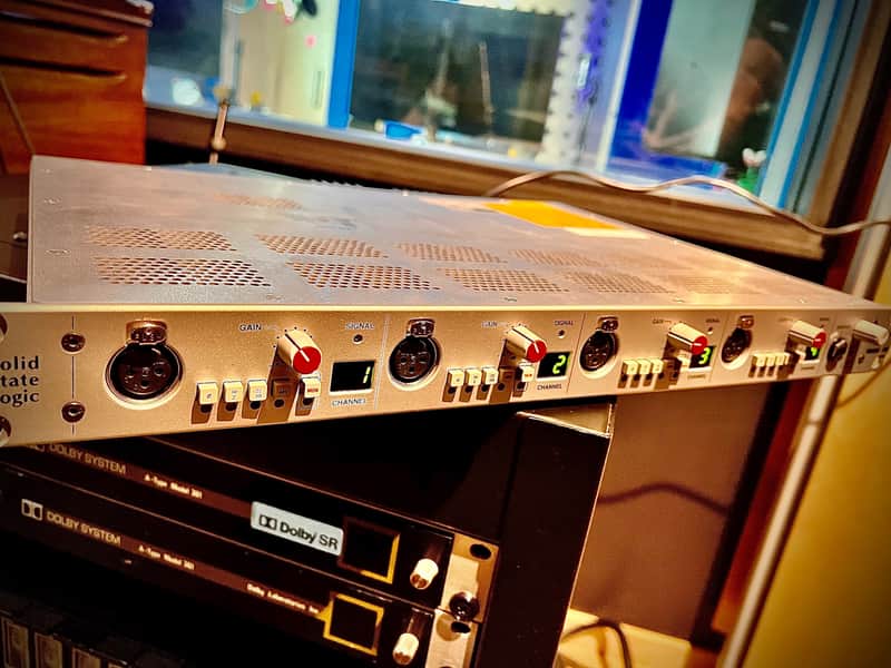 Solid State Logic SSL Mic Amp XLogic SuperAnalogue 4 Channel PreAmplifier image 1