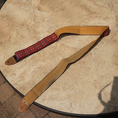 Ace Wood Stock Woven Guitar Strap 1960's image 9