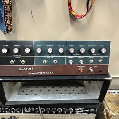 Danelectro Coral Californian Head Cabinet and Preamp Chassis 1960s image 1