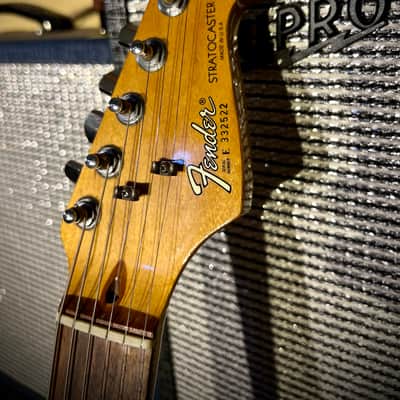 Fender 1984 Standard Stratocaster 2 knob ‘Dan Smith’ - Sienna burst image 5