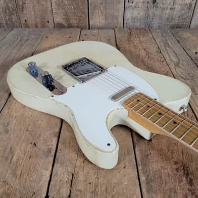 Danocaster Single Cut V Neck 2013 - White Blonde image 10
