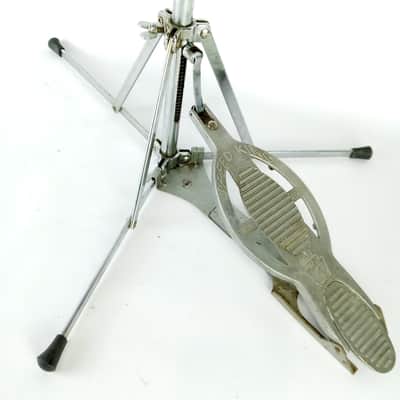 Ludwig WFL Flat-Base Hi-Hat Cymbal Stand#1121 Speed-King Micro-Clutch Vintage50s image 2