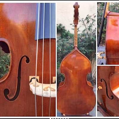 5-String E.M. Pöllmann “Emperor” Busseto Bass 2000 Spruce / Maple (So. CA area) image 7