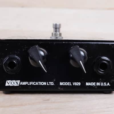 Vox V829 Tone Bender Germanium Charged Fuzz 1990s Black Made in USA image 4