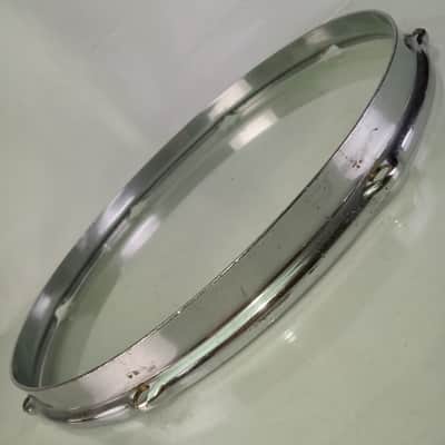 Slingerland 14"Chrome Stick-Chopper Snare Drum/Floor Tom Rim/Hoop COB Buddy Rich image 2