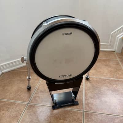 Yamaha KP125W 12" Kick Drum Pad Electronic Bass Tower KP125 DTX White Silicone
