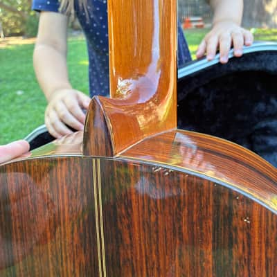 Ryoji Matsuoka 1980 Model 30 Cedar and Rosewood Classical Guitar image 9