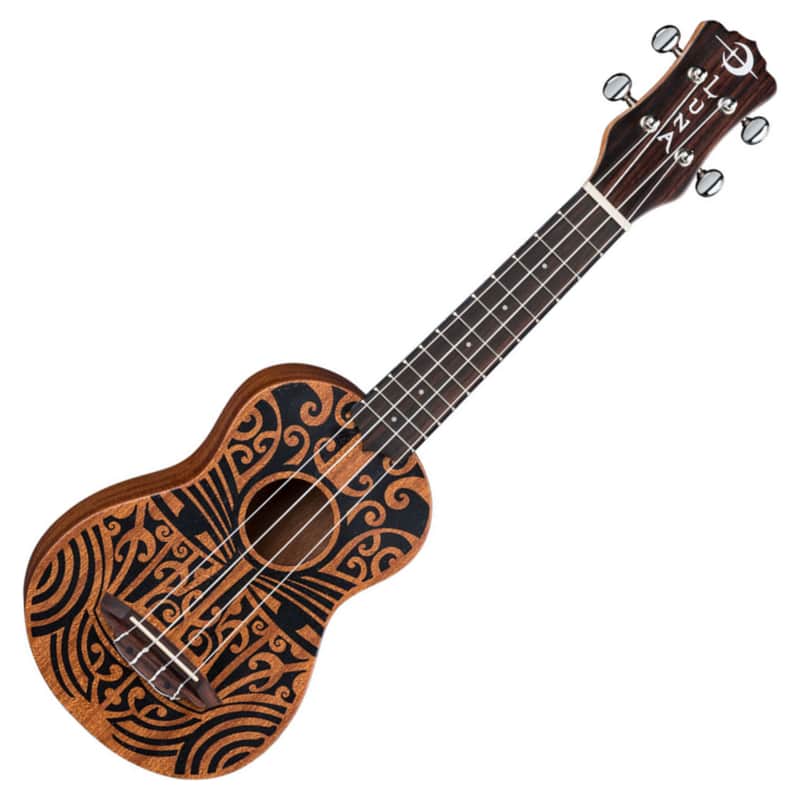 Luna Tribal Mahogany Concert Ukulele image 2