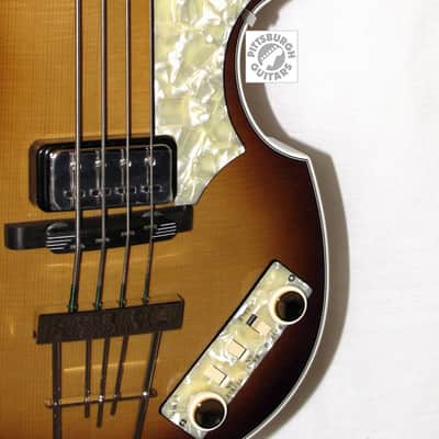 New Hofner H500/1-64-O 1964 Reissue Beatle Bass, Sunburst, w/Hard Case, COA & More, Made in Germany! image 3