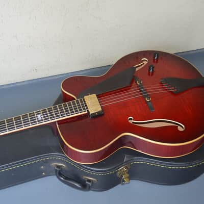Peerless Leela (16" Cremona) 40th anniversary model Ruby Sunburst, one of 50 made image 9