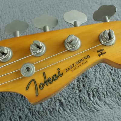 Tokai Jazz Sound 80s - Sunburst 4-String Bass image 8