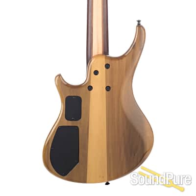 Roscoe SKB Burl Myrtle 5-String Bass #5600 - Used image 2