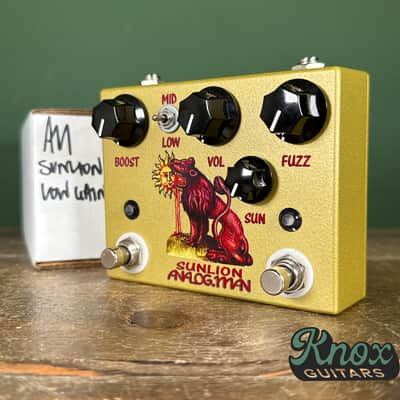 Analogman Sun Lion Fuzz Booster Pedal | Reverb