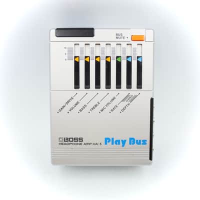 Boss HA-5 Play Bus Guitar Headphone Amp With Original Box 1987 Made in Japan 831449 image 2