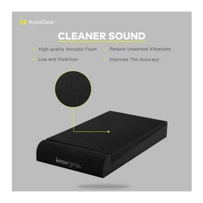 Knox Gear Studio Monitor Isolation Pads for 3-4-Inch Speakers (2-Pack) image 9
