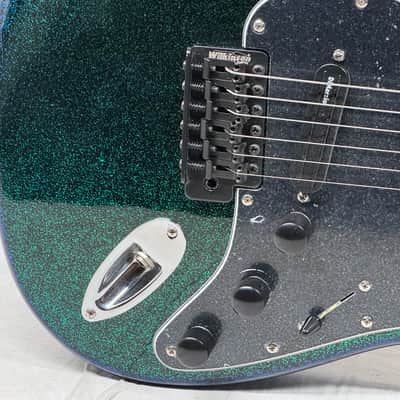 Fender Special Edition FSR Flip Flop Standard Stratocaster Guitar - upgraded! 2004 - Green-Blue image 5