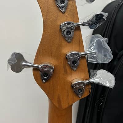 Sadowsky MetroExpress 21 Fret Vintage M/J Bass 5 String Maple Fretboard - Silver Metallic image 5