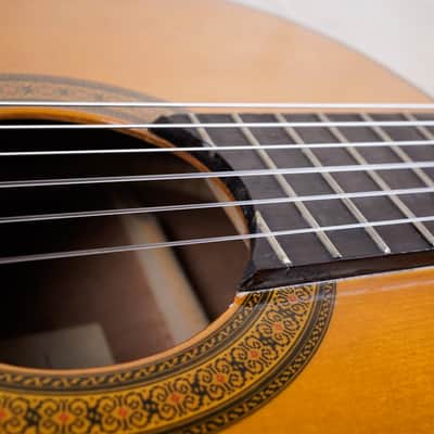 Yamaha C-150 Classical Guitar MIJ 1976 Natural Solid Spruce Top Vintage Made in Japan w/ Hard Case image 10