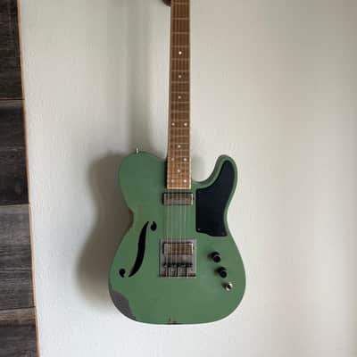 Mule Resophonic Mulecaster - Green image 1