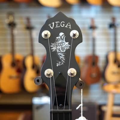 Deering Vega White Oak 12-inch Open-back Banjo w/Hard Case image 7