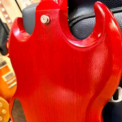 🍒2022🍒 Gibson SG Tribute~ Worn Satin Cherry USA + Deluxe Gig Bag~ Cherished! image 15