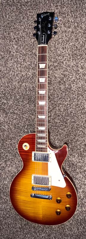 2016 Gibson Les Paul Standard flame top electric guitar made in the usa Hardshell case image 1