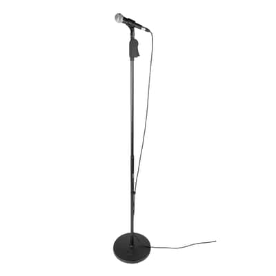 Gator Frameworks Gfw Mic 1201 Supporto Microfonico Con Base Rotonda Da 30.5 Cm E Altezza Regolabile Da 101.6 A 160 Cm image 3