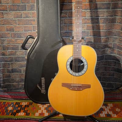 Ovation CC65 Celebrity 12-String Natural w/ Matching Ovation HSC image 1