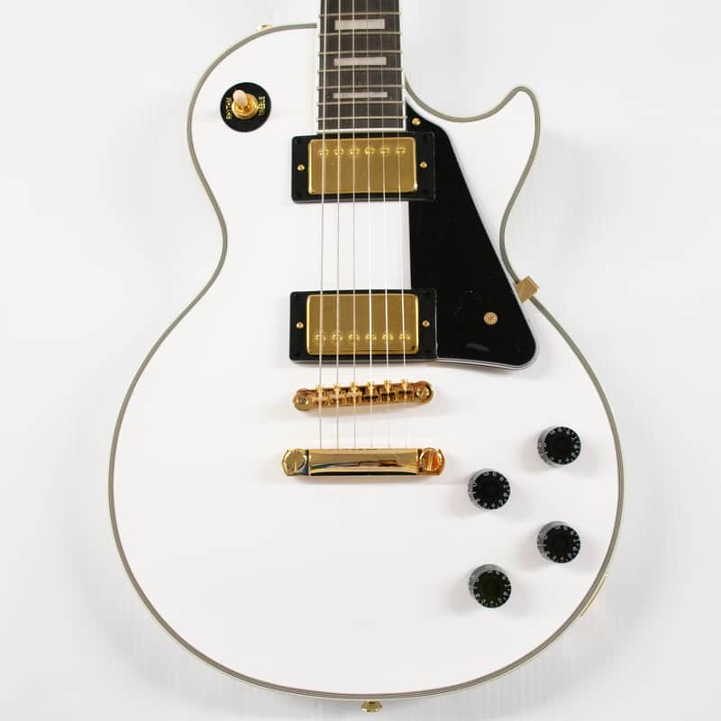 Epiphone Les Paul Custom Electric Guitar - Alpine White image 1