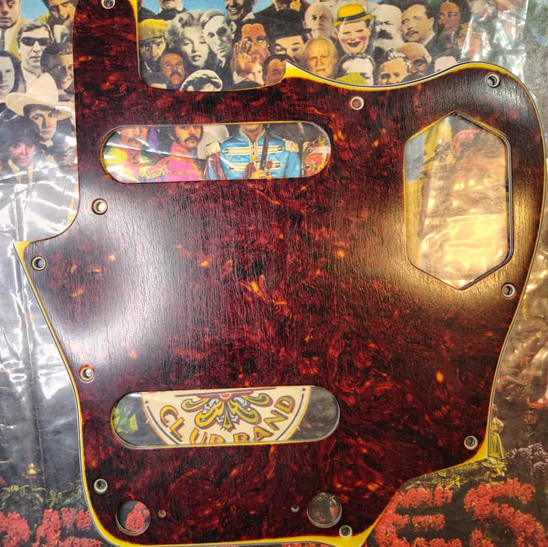 Squier Jaguar - Worn Tortoise Pickguard image 1
