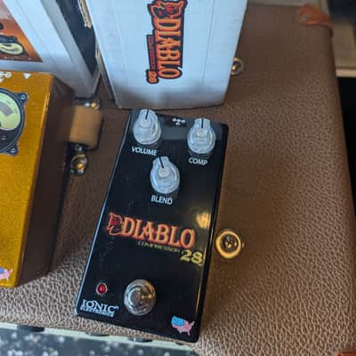ICONIC effects Diablo 28 transparent compressor USA made boutique pedal image 1
