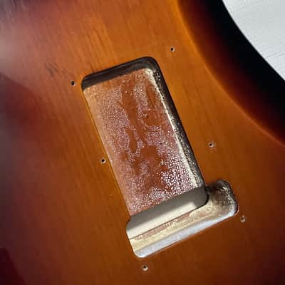2013 Fender USA Stevie Ray Vaughan SRV Signature Stratocaster Guitar Body w/ Guard image 17