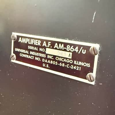 Federal AM-864/U tube Compressor limiter 1950 original vintage vari-mu USA image 5
