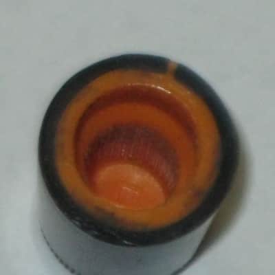 ONE lightly used genuine Boss DF-2 KNOB, fits split shaft shaft (stem) mid 1980s - early 1990s - TOP: orange with black marker // SIDEs: black // hard plastic (NO pedal / NO other items) image 9
