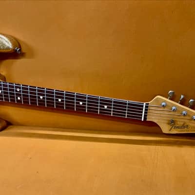 Fender 1964 Stratocaster Master Design Masterbuilt Greg Fessler 2006 - Gold Sparkle image 3