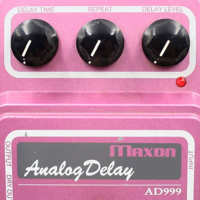 Maxon AD999 Analog Delay With Power Supply Made in Japan Guitar Effect Pedal 054AN074 image 2