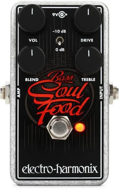 Electro-Harmonix Bass Soul Food Transparent Overdrive - Bass Effect Pedal image 1