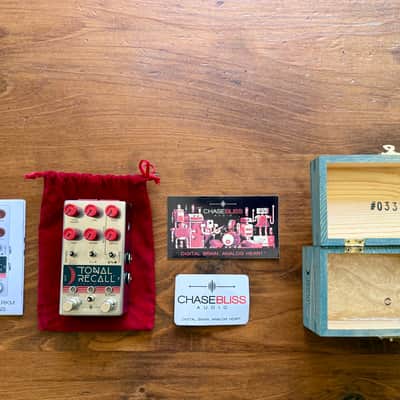 Chase Bliss Audio Tonal Recall RKM Red Knob Mod Analog Delay 2017 - 2018 - Graphic with Red Knobs image 1