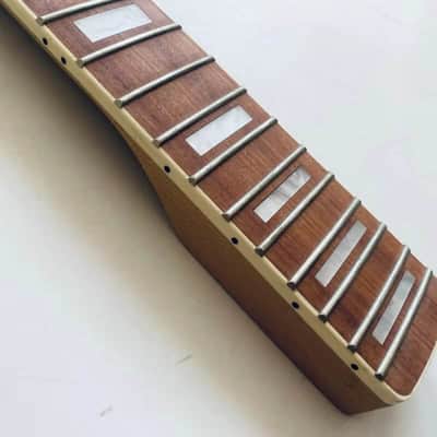 White Harley Benton Guitar Strat Style Maple Neck, Rosewood 22 Frets Fingerboard image 10