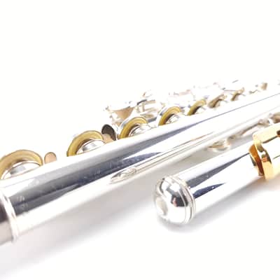 Refurbished Yamaha 381 Gold Clad Lip (~362/382) Intermediate Open Hole Flute image 8