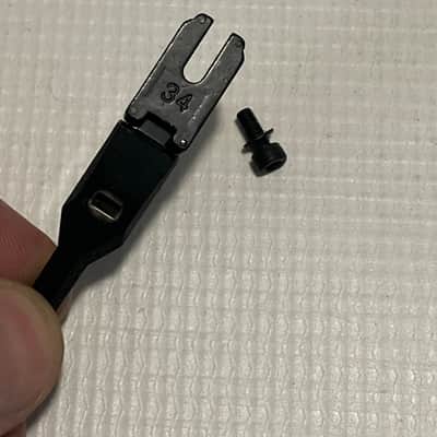 2000's Ibanez RG Series Guitar Edge 3 III Tremolo Black G String Saddle image 3