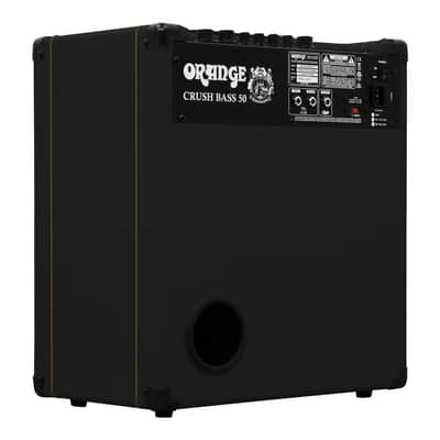 Orange Crush Bass 50 Bass Combo Amplifier (50 Watts, 1x12"), Black image 6