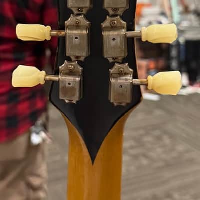 Lay's Guitar Single Cut Junior - Korina - Aged TV Yellow - Custom made image 4
