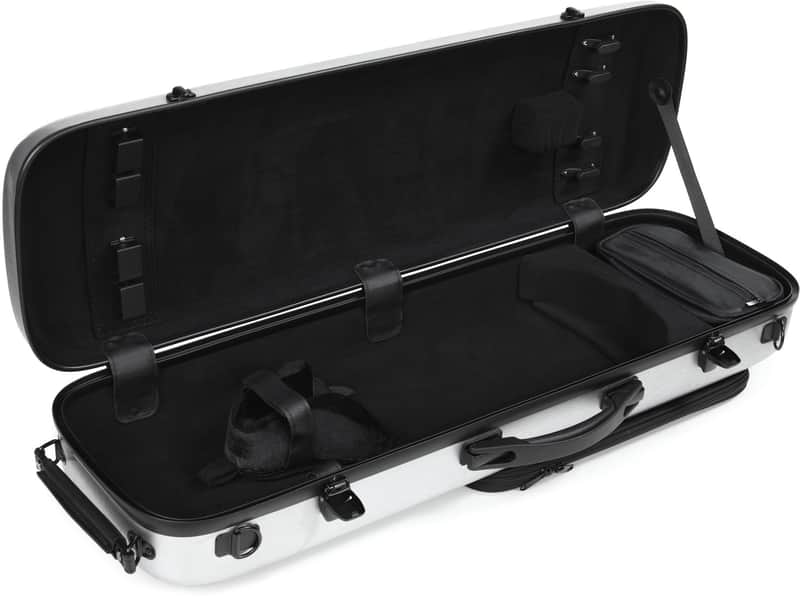 Howard Core CC450 Oblong Scratch-resistant Violin Case - Silver 4/4 Size image 1